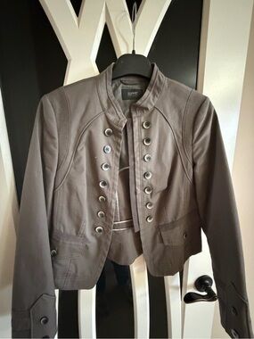 Esprit Women's Military-Inspired Taupe Jacket